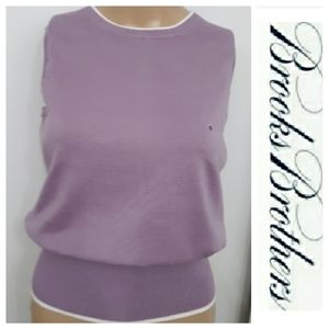 Brooks Brothers Lilac Crew Neck Sweater